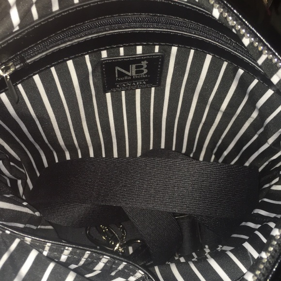 NELLA BELLA PURSE blk London edit multi func - Picture 3 of 5